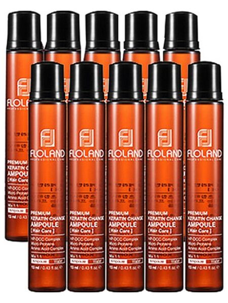 FLOAND Premium Keratin Change Hair Ampoule 13ml*10 - EmpressKorea
