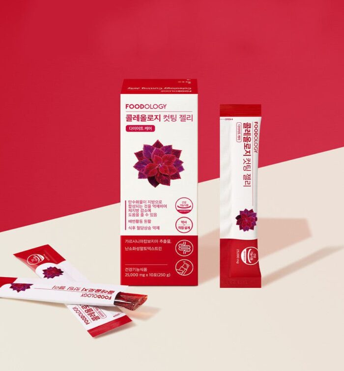FOODOLOGY Coleology Cutting Jelly 10sticks 250g - EmpressKorea