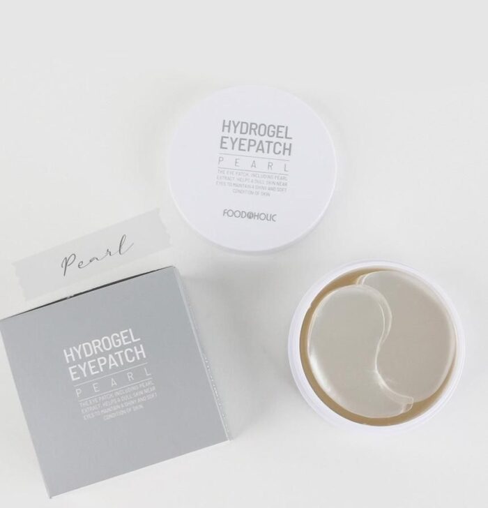 FOOD A HOLIC Pearl Hydrogel Eye Patch 90g (60 sheets) - EmpressKorea