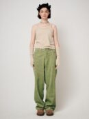 FUNFROMFUN FUZZY KNIT LONG GLOVES, BEIGE - EmpressKorea