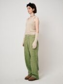 FUNFROMFUN FUZZY KNIT LONG GLOVES, BEIGE - EmpressKorea