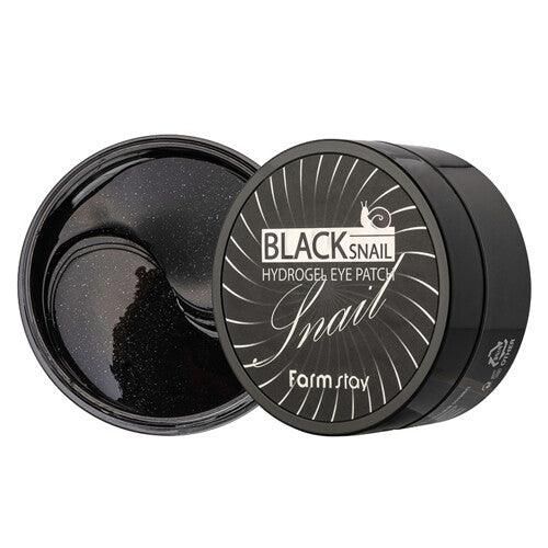 Farmstay Black Snail Hydrogel Eye Patch 90g (60 sheets) - EmpressKorea