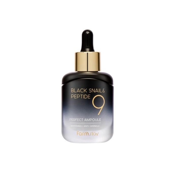Farmstay Black Snail & Peptide9 Perfect Ampoule 35ml - EmpressKorea