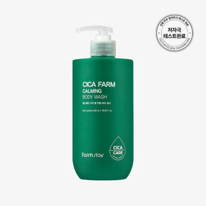 Farmstay Cica Farm Calming Body Wash 500ml - EmpressKorea