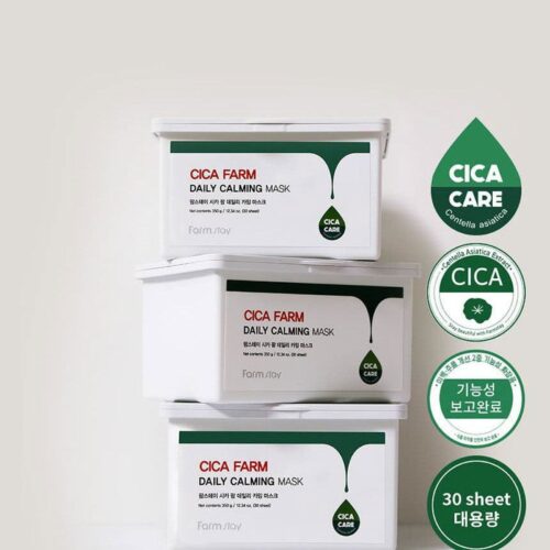 Farmstay Cica Farm Daily Calming Mask 350g (30 sheets) - EmpressKorea