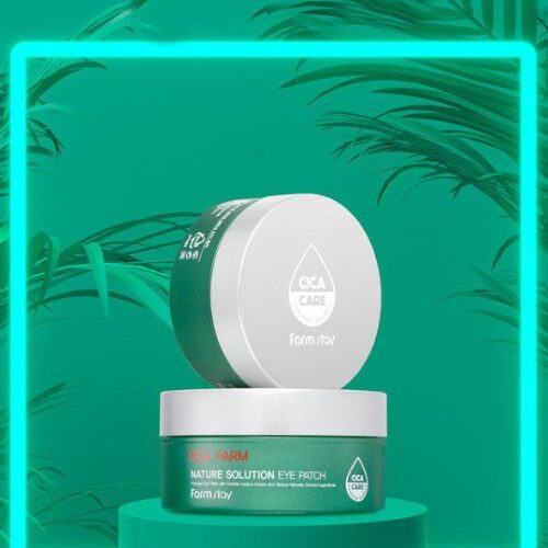 Farmstay Cica Farm Nature Solution Eye Patch 60sheets 90g - EmpressKorea