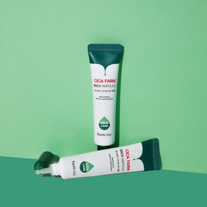 Farmstay Cica Farm Rich Ampoule 30ml - EmpressKorea