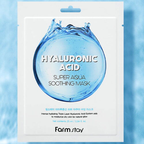Farmstay Hyaluronic Acid Super Aqua Soothing Mask 10sheets*25ml - EmpressKorea