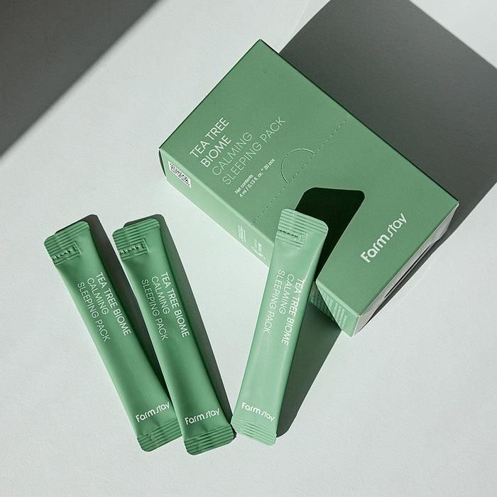 Farmstay Tea Tree Biome Calming Sleeping Pack 4ml*20ea - EmpressKorea