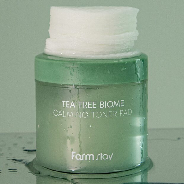 Farmstay Tea Tree Biome Calming Toner Pad 70pads 140ml - EmpressKorea