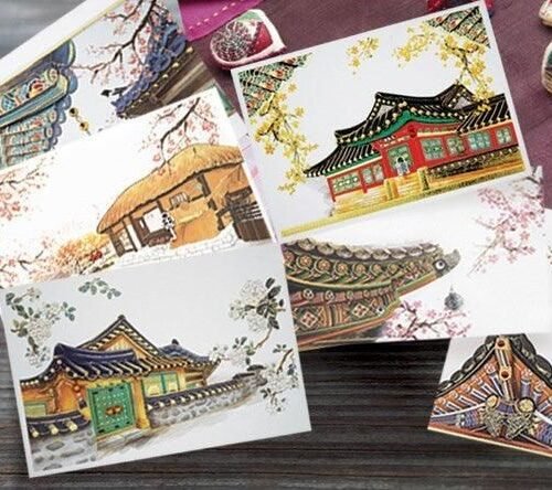 From&Two Hanok 6 Card Set ft219 - EmpressKorea