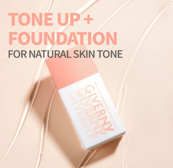 GIVERNY Milchak Tonedation SPF 50+ PA+++ 30ml - EmpressKorea