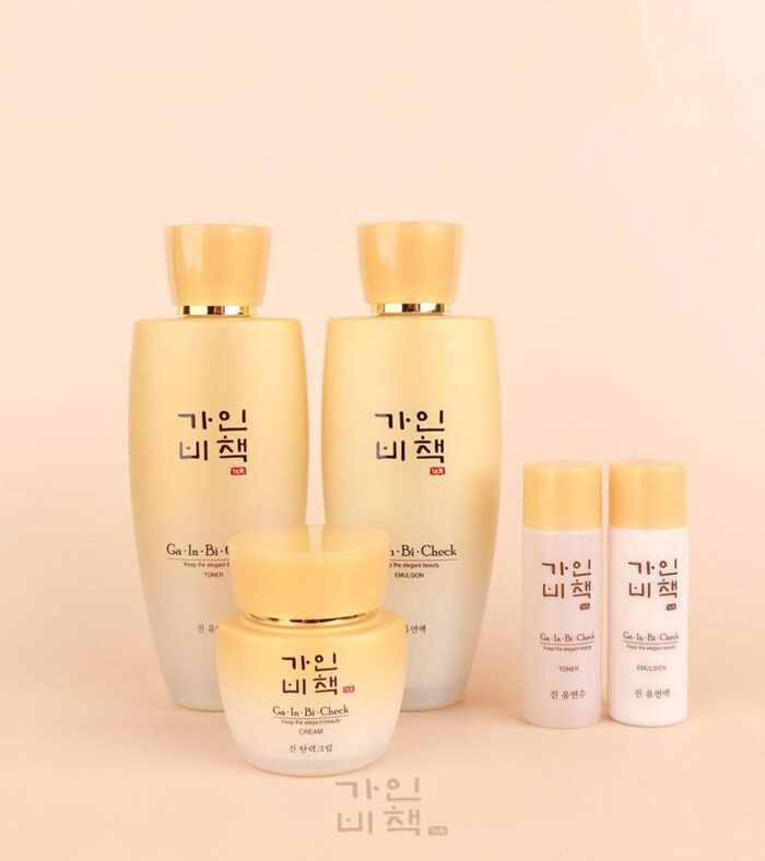 Ga In Bi Check Gin 3 Kinds Set + Foam cleansing 150ml + Peeling gel 150ml (Gift) - EmpressKorea