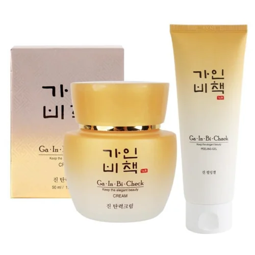 Ga In Bi Check Jin Firming Cream 50ml + Gainbichaek Jin Peeling Gel 150ml - EmpressKorea