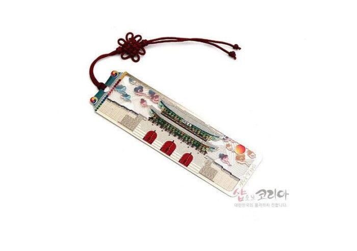 Gold Bookmark - Palace (Gwanghwamun) - EmpressKorea