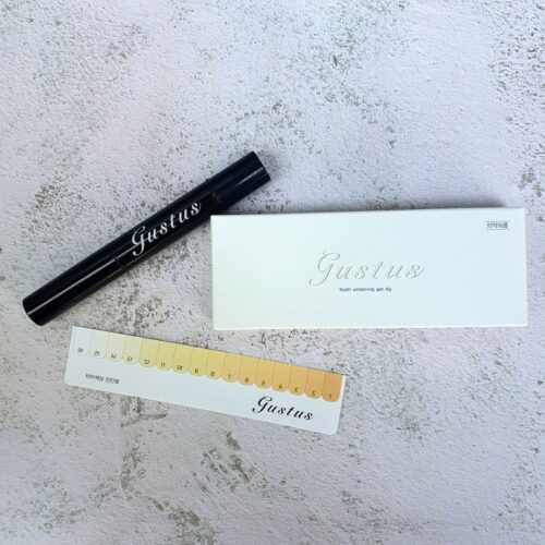 Gustus Teeth Whitening Gel (Hydrogen Peroxide 35%) Self Teeth Whitening Machine Whitening Gel, 4g - EmpressKorea