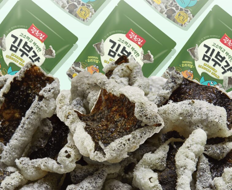 Gwangcheon Seaweed Savory and Crispy Seaweed Original, 50g, 4 pieces - EmpressKorea