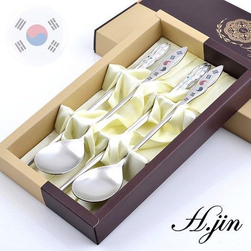 H.jin Korea National Flag Color Satin Spoon Set - EmpressKorea
