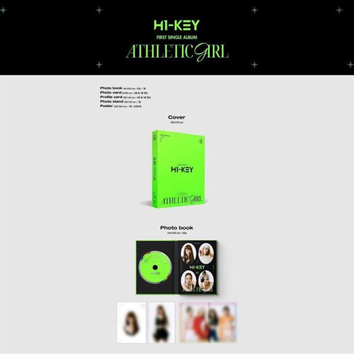 H1-KEY - 1st Single Album: ATHLETIC GIRL - EmpressKorea