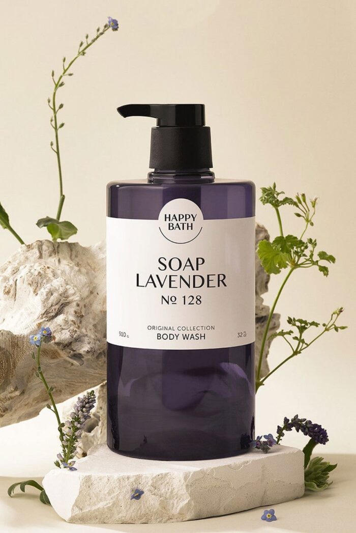 HAPPYBATH Original Collection Body Wash Soap Lavender Scent 910g - EmpressKorea