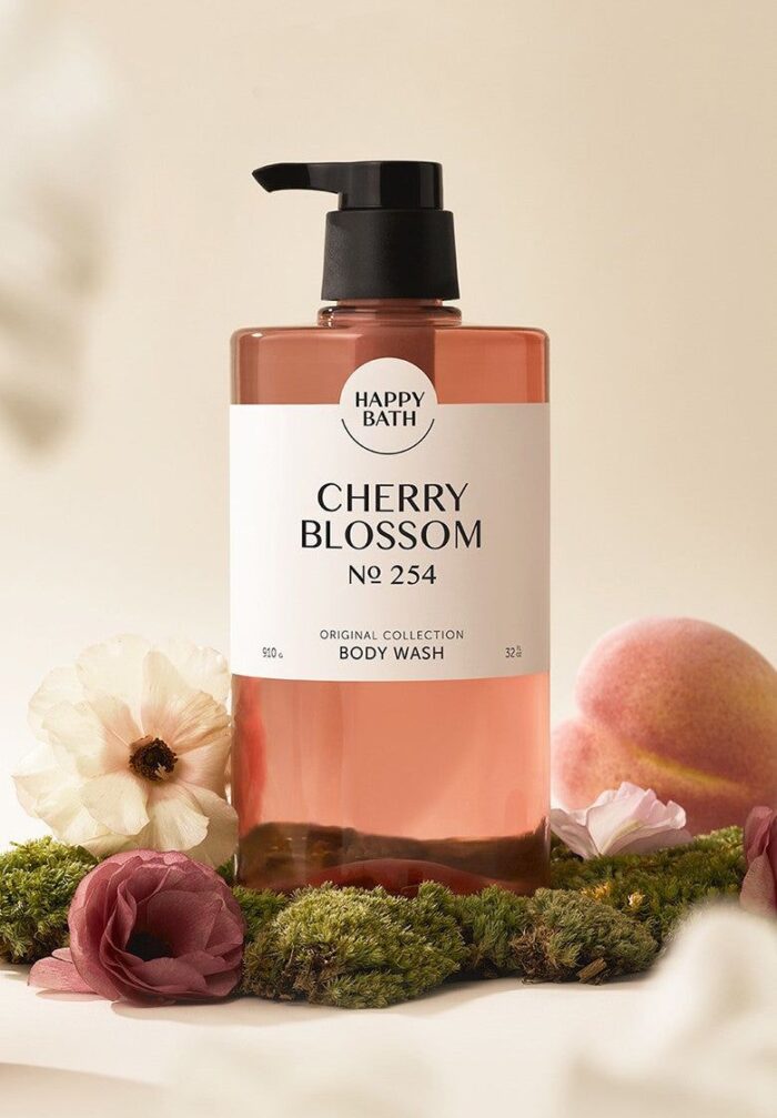 HAPPYBATH Original Collection Cherry Blossom Body Wash - EmpressKorea