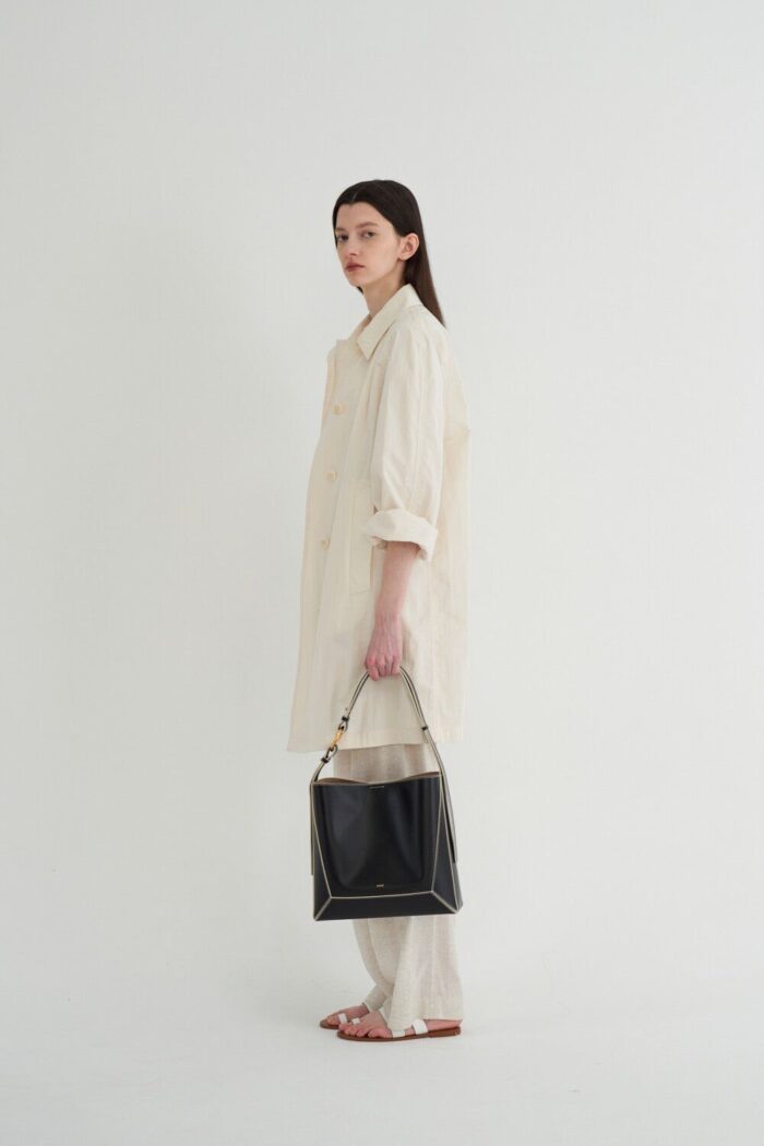 HERVE ARTE BAG Black & Ivory - EmpressKorea