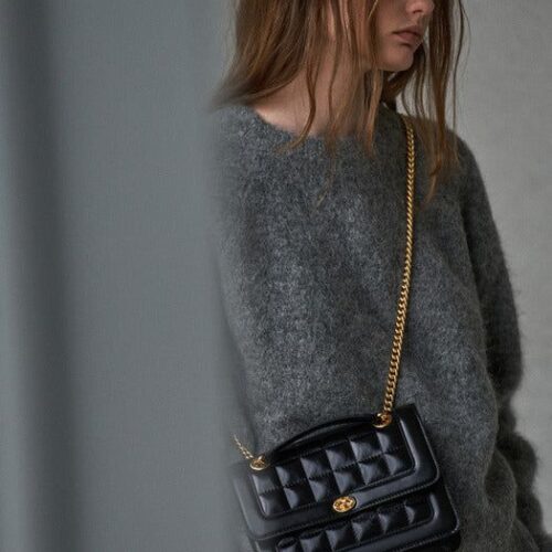 HERVE DAMIER BAG Black - EmpressKorea