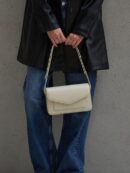 HERVE SATCHEL BAG Ivory - EmpressKorea