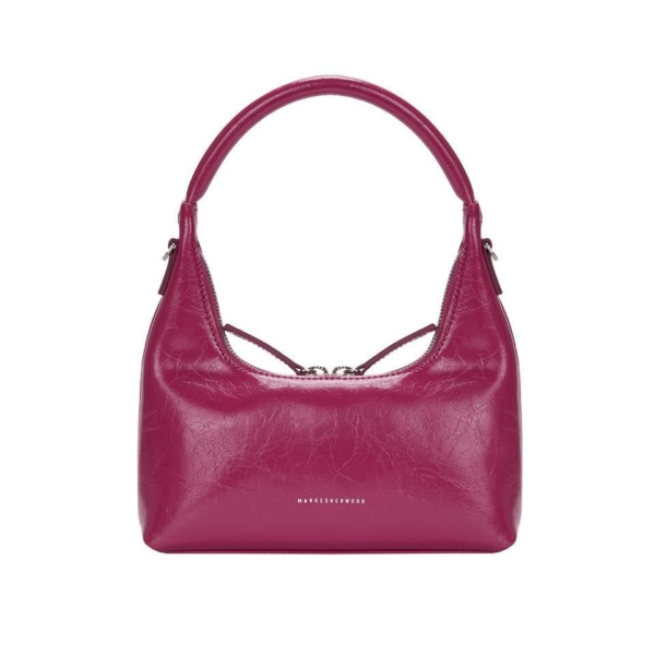 HOBO MINI+STRAP_berry pink crinkle - EmpressKorea