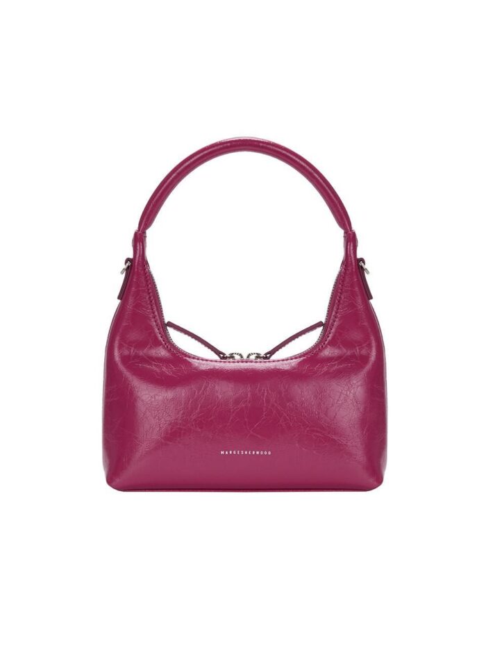HOBO MINI+STRAP_berry pink crinkle - EmpressKorea
