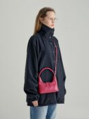 HOBO MINI+STRAP_berry pink crinkle - EmpressKorea