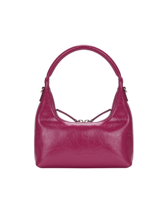 HOBO MINI+STRAP_berry pink crinkle - EmpressKorea