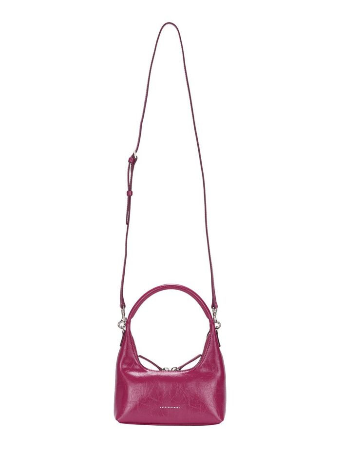 HOBO MINI+STRAP_berry pink crinkle - EmpressKorea