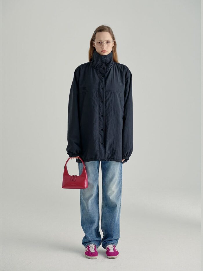 HOBO MINI+STRAP_berry pink crinkle - EmpressKorea