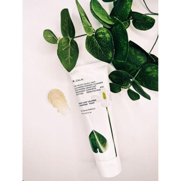 HUE_CALM Heartleaf Soothing Clean Foam 120ml - EmpressKorea