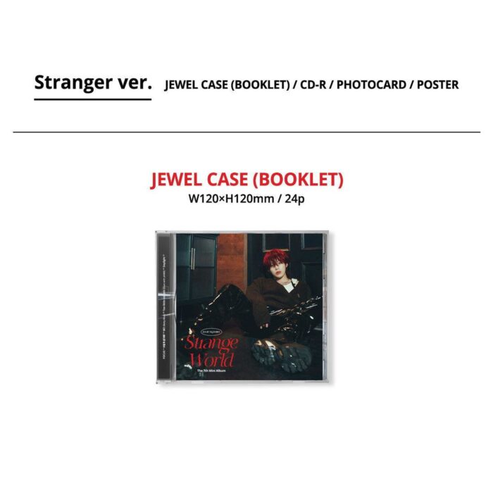 Ha Sung Woon -  7th Mini Album: Strange World Jewel Case (Stranger ver.) - EmpressKorea