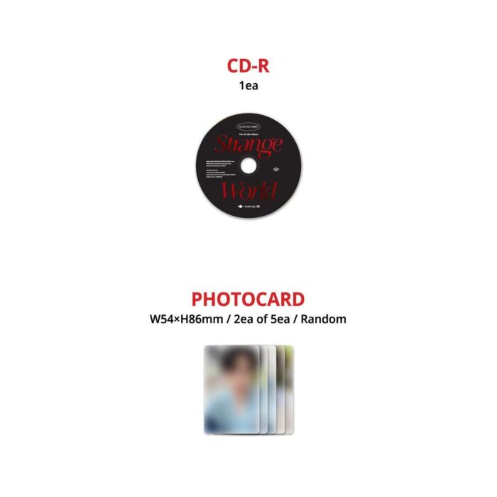 Ha Sung Woon -  7th Mini Album: Strange World Jewel Case (Stranger ver.) - EmpressKorea