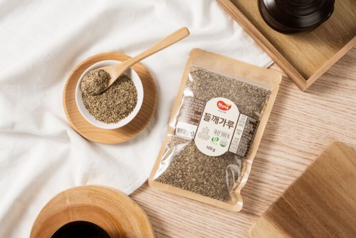 Haetnim Village Korean Domestic 100% perilla seed powder, 100g - EmpressKorea