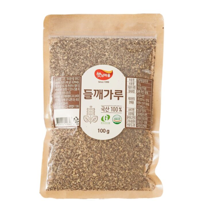 Haetnim Village Korean Domestic 100% perilla seed powder, 100g - EmpressKorea