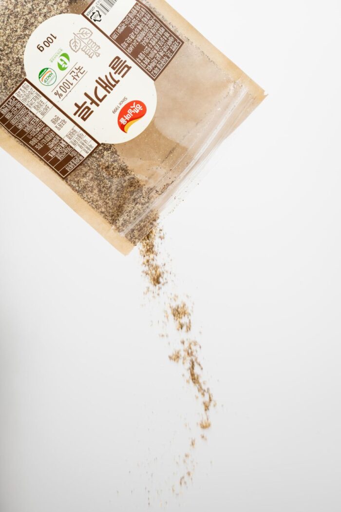 Haetnim Village Korean Domestic 100% perilla seed powder, 100g - EmpressKorea