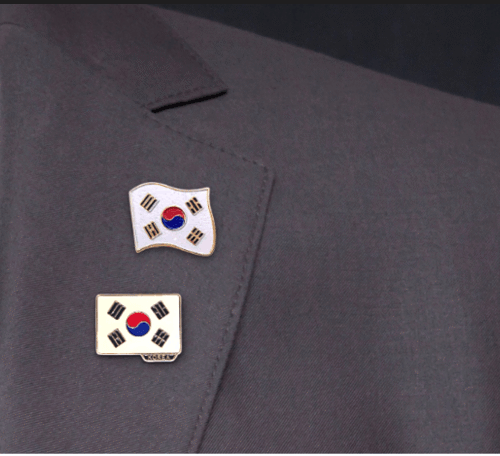 Hankook Mynyesa - Korean flag badge 4 kinds set - EmpressKorea