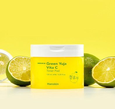Hanskin Cheongyuja Vita C Toner Pad 60p 120ml - EmpressKorea
