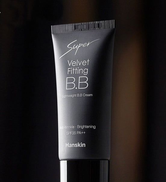 Hanskin Super Velvet Fitting BB Cream Natural Beige SPF35 PA++ 30ml - EmpressKorea