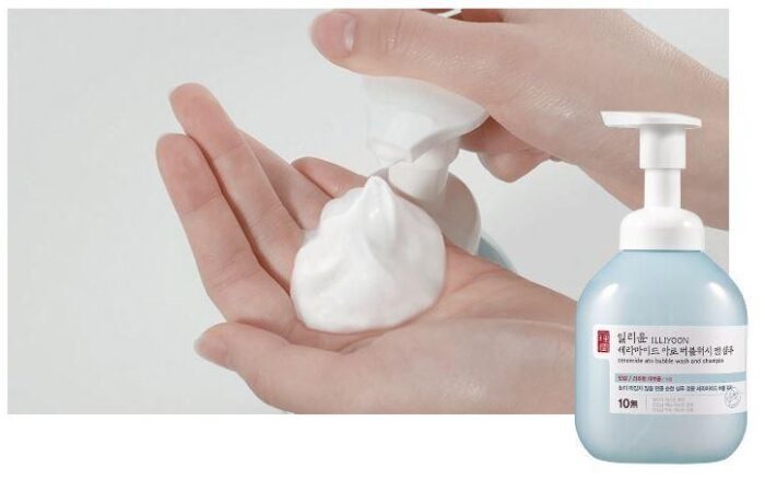 ILLIYOON Ceramide Ato Bubble Wash And Shampoo 400ml - EmpressKorea