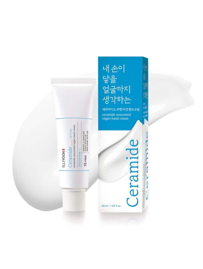 ILLIYOON Ceramide Hand Cream Unscented 50ml - EmpressKorea