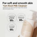 ISNTREE Yam Root Vegan Milk Cleanser 220ml - EmpressKorea
