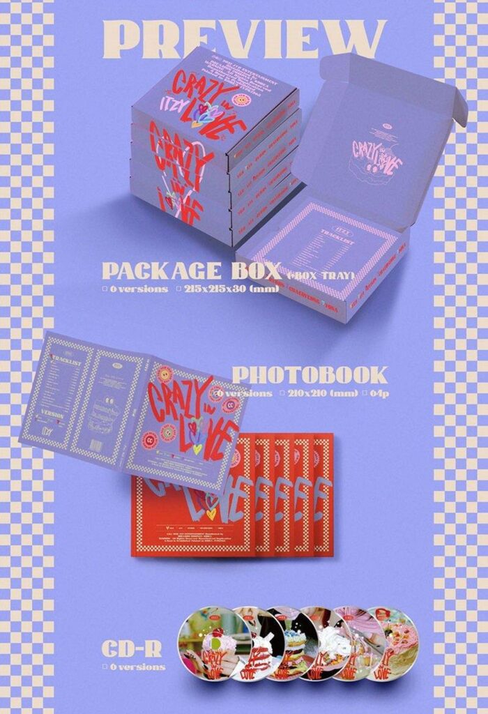 ITZY - 1st Album: CRAZY IN LOVE - EmpressKorea
