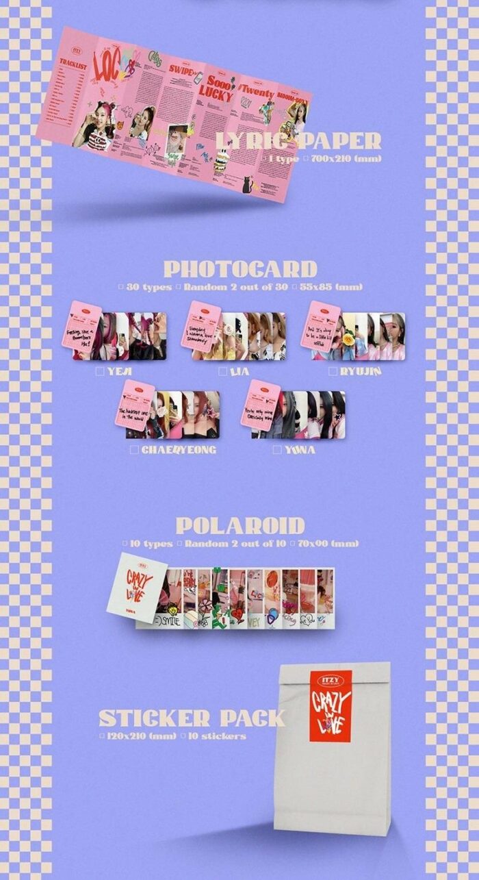 ITZY - 1st Album: CRAZY IN LOVE - EmpressKorea