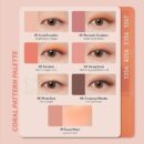 I'M MEME I'M Color Pattern Palette | 6 Colors Eyeshadow and 1 Blush Palette | 001 Coral Pattern | K-Beauty - EmpressKorea