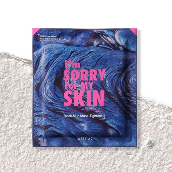 I'm Sorry For My Skin Black Mud Mask - Tightening 18g 10pack - EmpressKorea